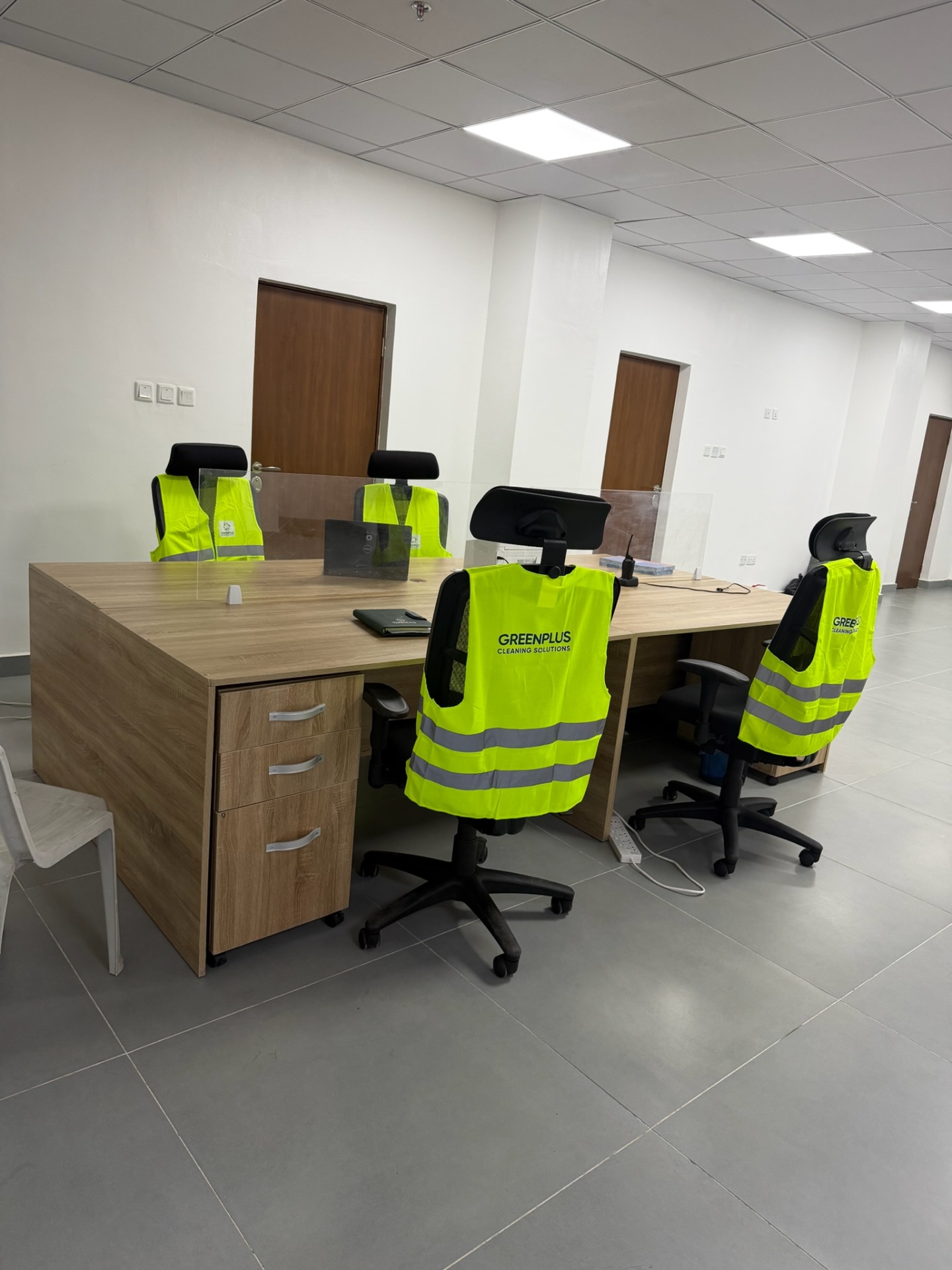 Branded GreenPlus high-visibility workwear